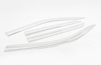 Auto Clover Chrome Wind Deflectors Set for GWM POER 300 2025+ (4 pieces)