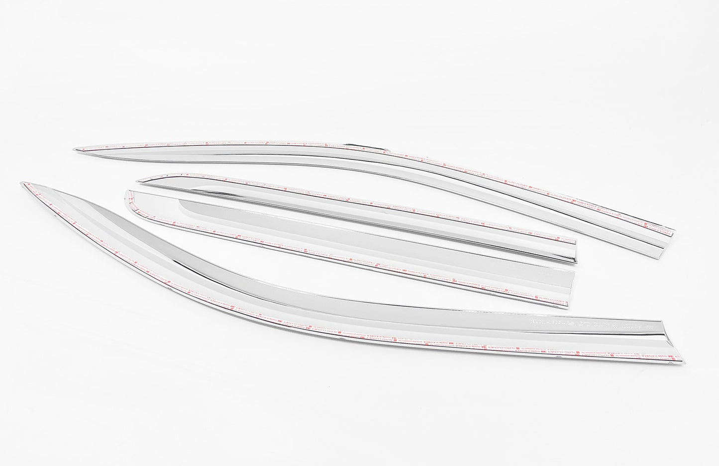 Auto Clover Chrome Wind Deflectors Set for GWM POER 300 2025+ (4 pieces)