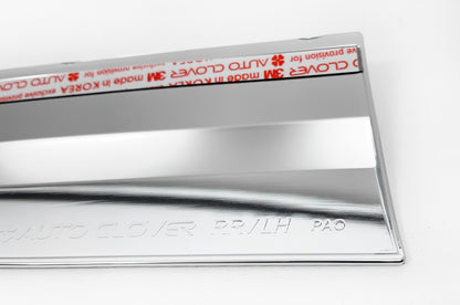 Auto Clover Chrome Wind Deflectors Set for GWM POER 300 2025+ (4 pieces)