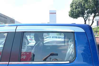 Auto Clover Chrome Wind Deflectors Set for GWM POER 300 2025+ (4 pieces)
