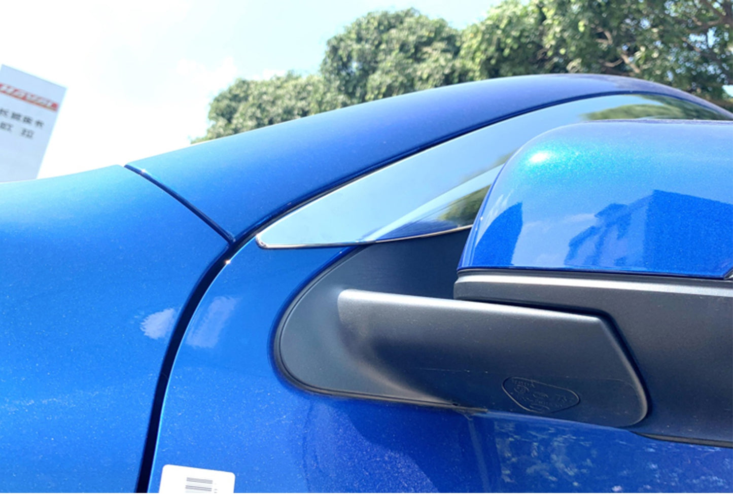Auto Clover Chrome Wind Deflectors Set for GWM POER 300 2025+ (4 pieces)