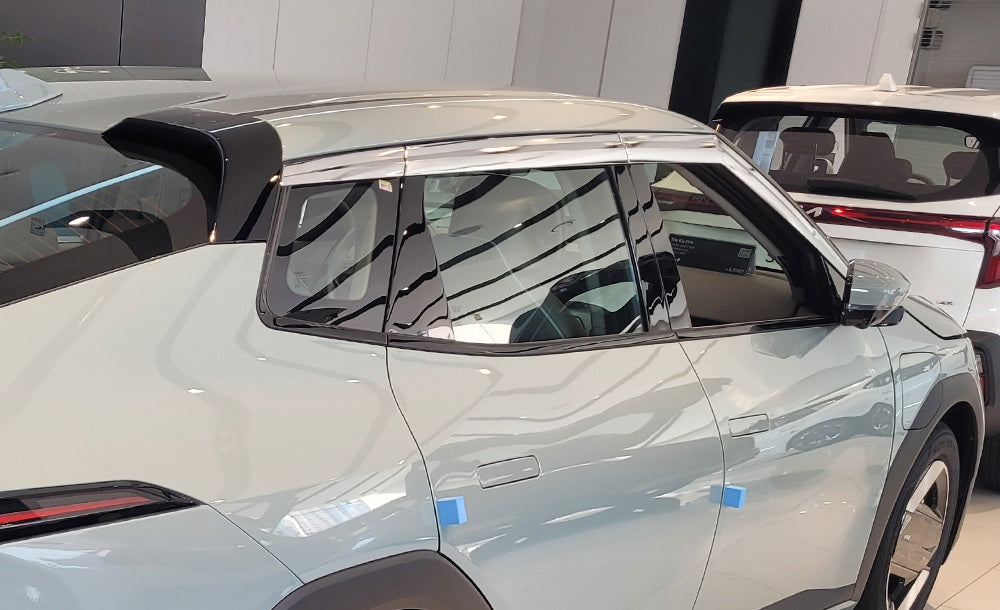 Auto Clover Chrome Wind Deflectors Set for Kia EV4 2025+ (6 pieces)