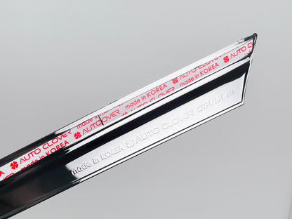 Auto Clover Chrome Wind Deflectors Set for Kia EV4 2025+ (6 pieces)