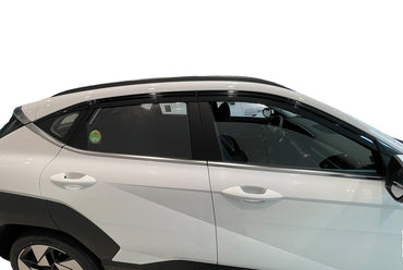 Auto Clover Wind Deflectors Set for Hyundai Kona 2023+ (6 pieces)