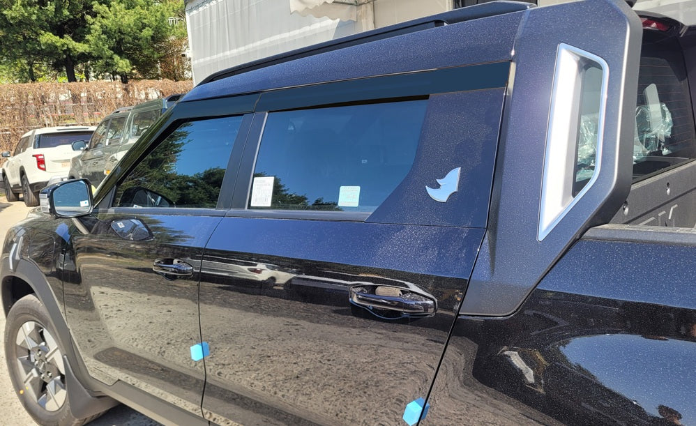 Auto Clover Wind Deflectors Set for KGM Musso 2026+ (4 pieces)