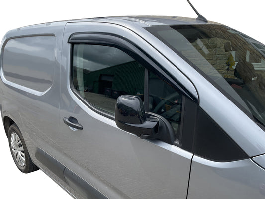 Auto Clover Wind Deflectors Set for Toyota Proace City Verso 2019+ MK3 (2 Pcs)