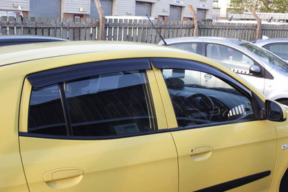 Auto Clover Wind Deflectors Set for Kia Picanto 2004 - 2009 (4 pieces)