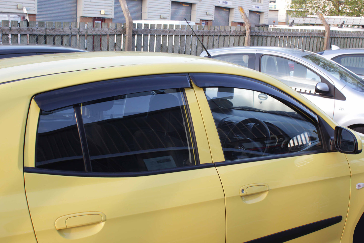 Auto Clover Wind Deflectors Set for Kia Picanto 2010 - 2011 (4 pieces)