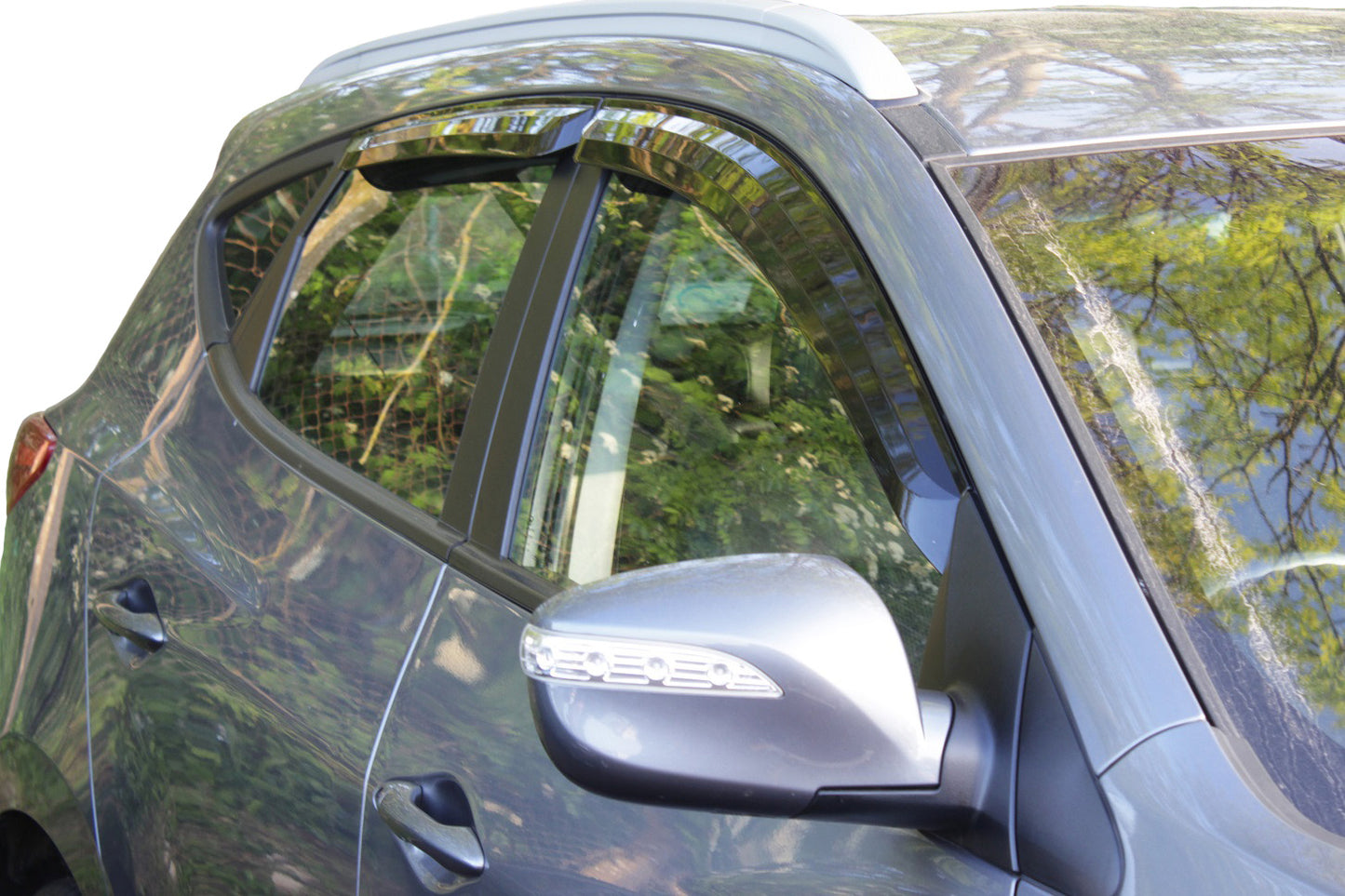 Auto Clover Wind Deflectors Set for Hyundai IX35 2010 - 2015 (4 pieces)