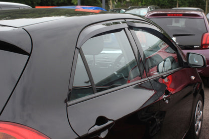 Auto Clover Wind Deflectors Set for Kia Picanto 2012 - 2016  (4 pieces)