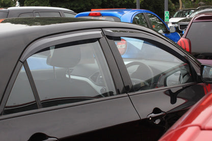 Auto Clover Wind Deflectors Set for Kia Picanto 2012 - 2016  (4 pieces)