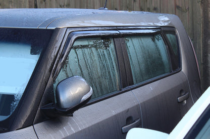 Auto Clover Wind Deflectors Set for Kia Soul 2014 - 2019 (4 pieces)