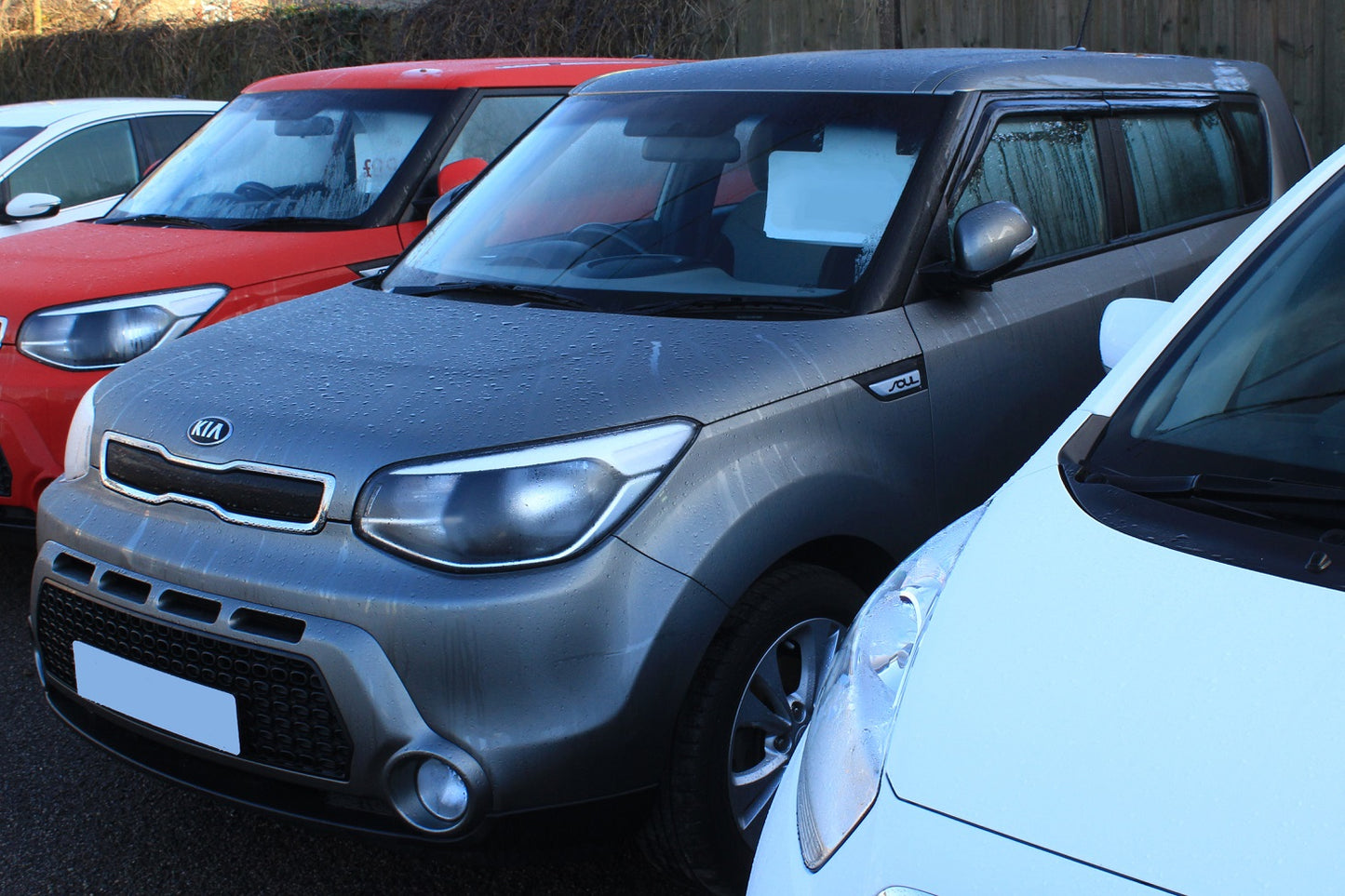 Auto Clover Wind Deflectors Set for Kia Soul 2014 - 2019 (4 pieces)