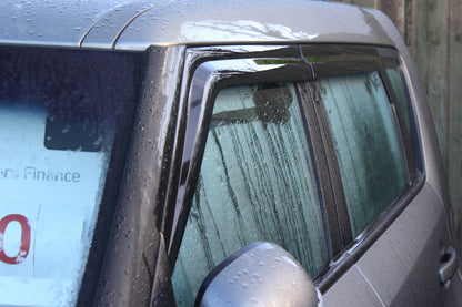 Auto Clover Wind Deflectors Set for Kia Soul 2014 - 2019 (4 pieces)