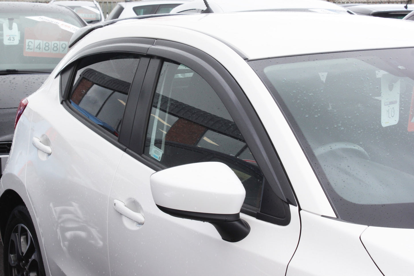 Auto Clover Wind Deflectors Set for Mazda 2 2014+ MK4 (4 pieces)