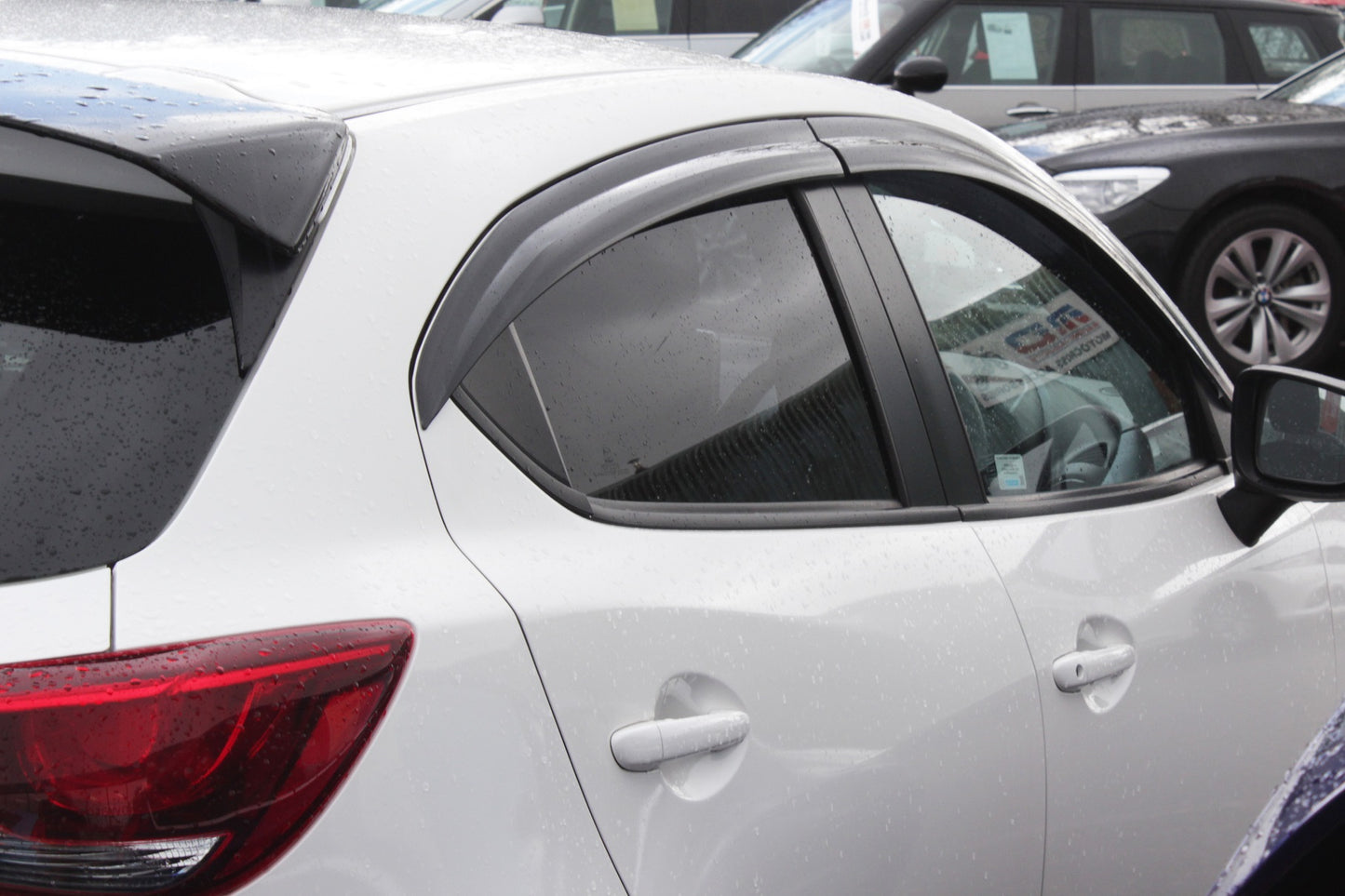 Auto Clover Wind Deflectors Set for Mazda 2 2014+ MK4 (4 pieces)