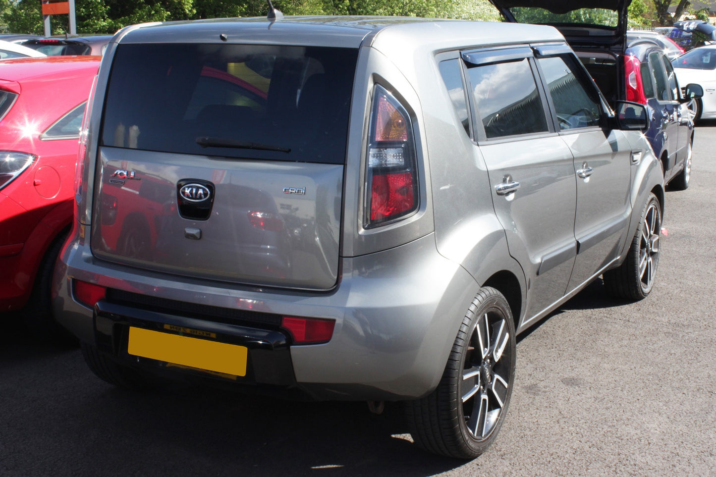 Auto Clover Wind Deflectors Set for Kia Soul 2009 - 2013 (4 pieces)