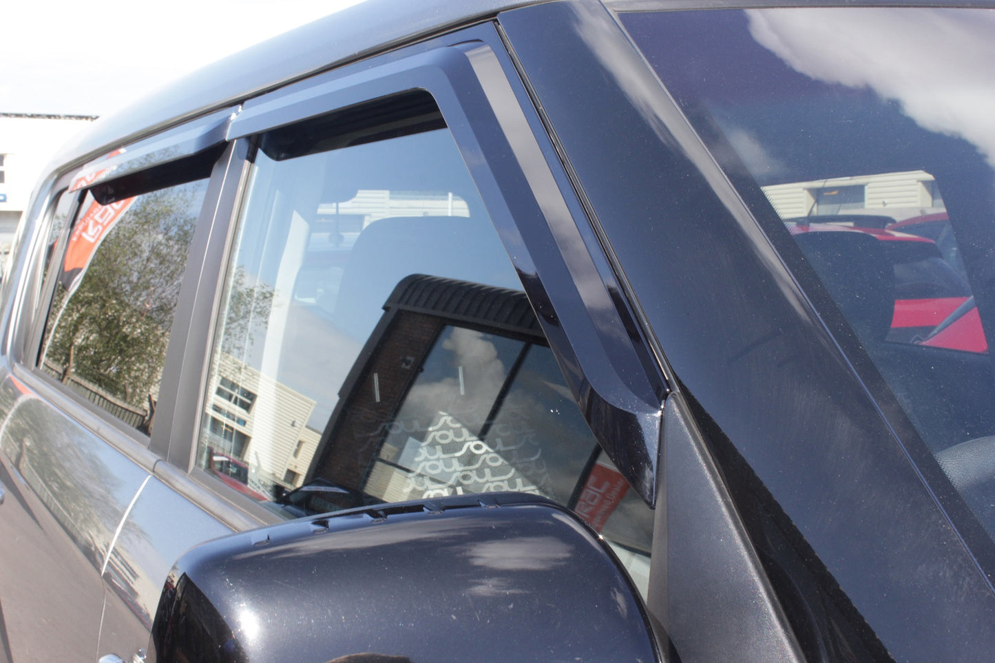 Auto Clover Wind Deflectors Set for Kia Soul 2009 - 2013 (4 pieces)