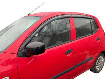 Auto Clover Wind Deflectors Set for Hyundai i10 2007 - 2013 (4 pieces)