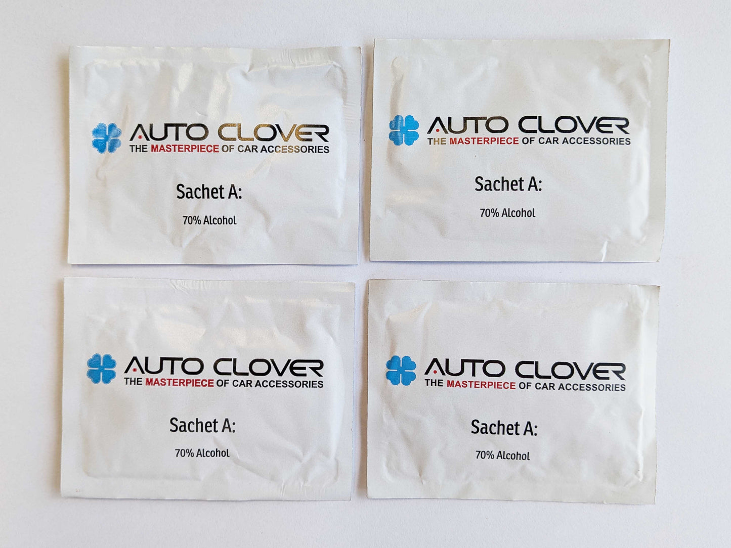 4 x Auto Clover Cleaning Wipes Type A