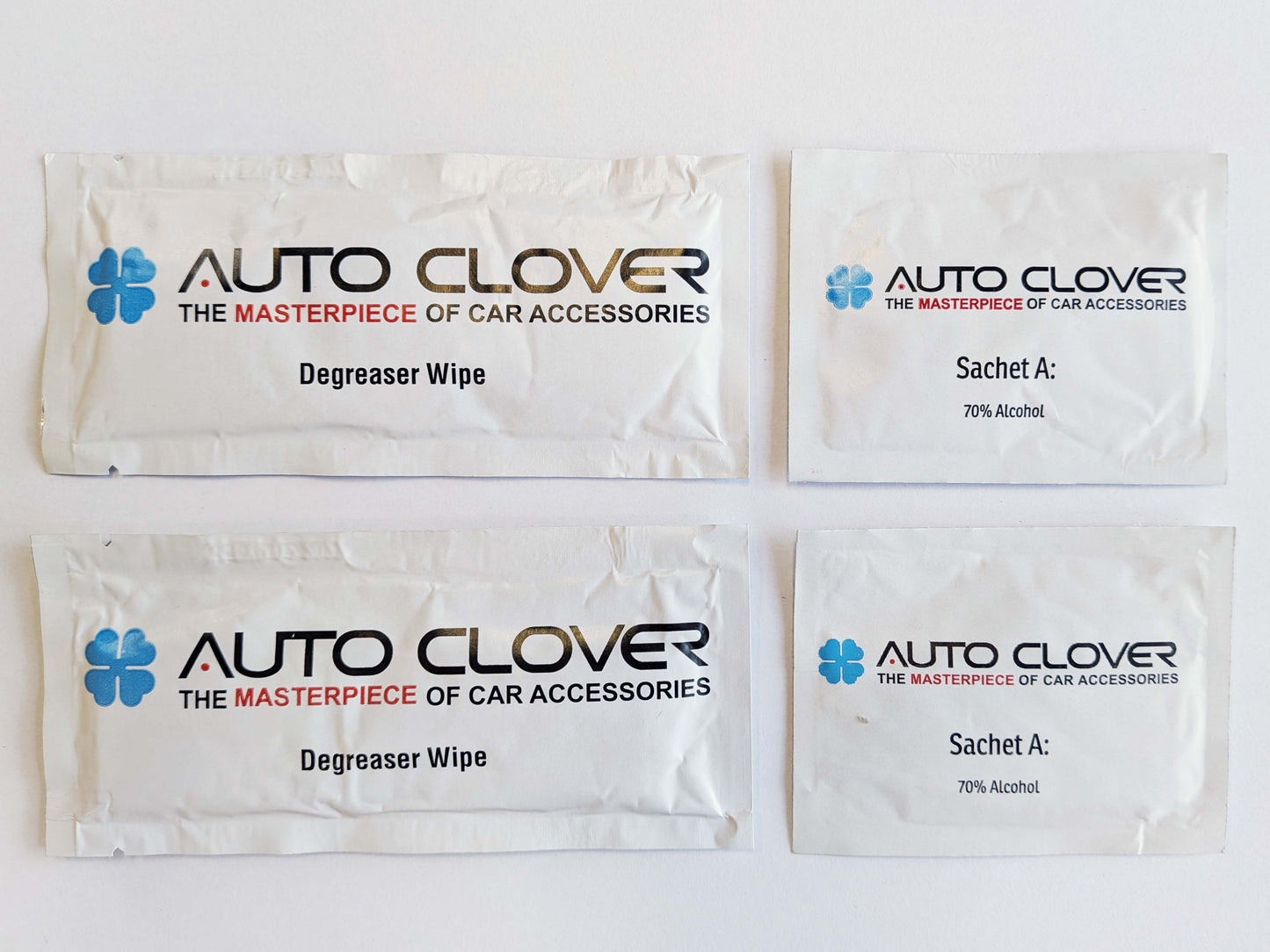 4 x Auto Clover Cleaning Wipes Type B