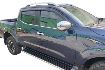 Auto Clover Wind Deflectors Set for Renault Alaskan Double Cab (4 pieces)