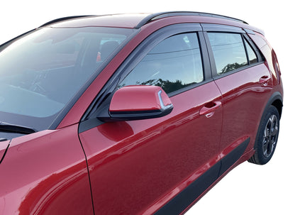 Auto Clover Wind Deflectors Set for Kia Niro 2022+ (6 pieces)