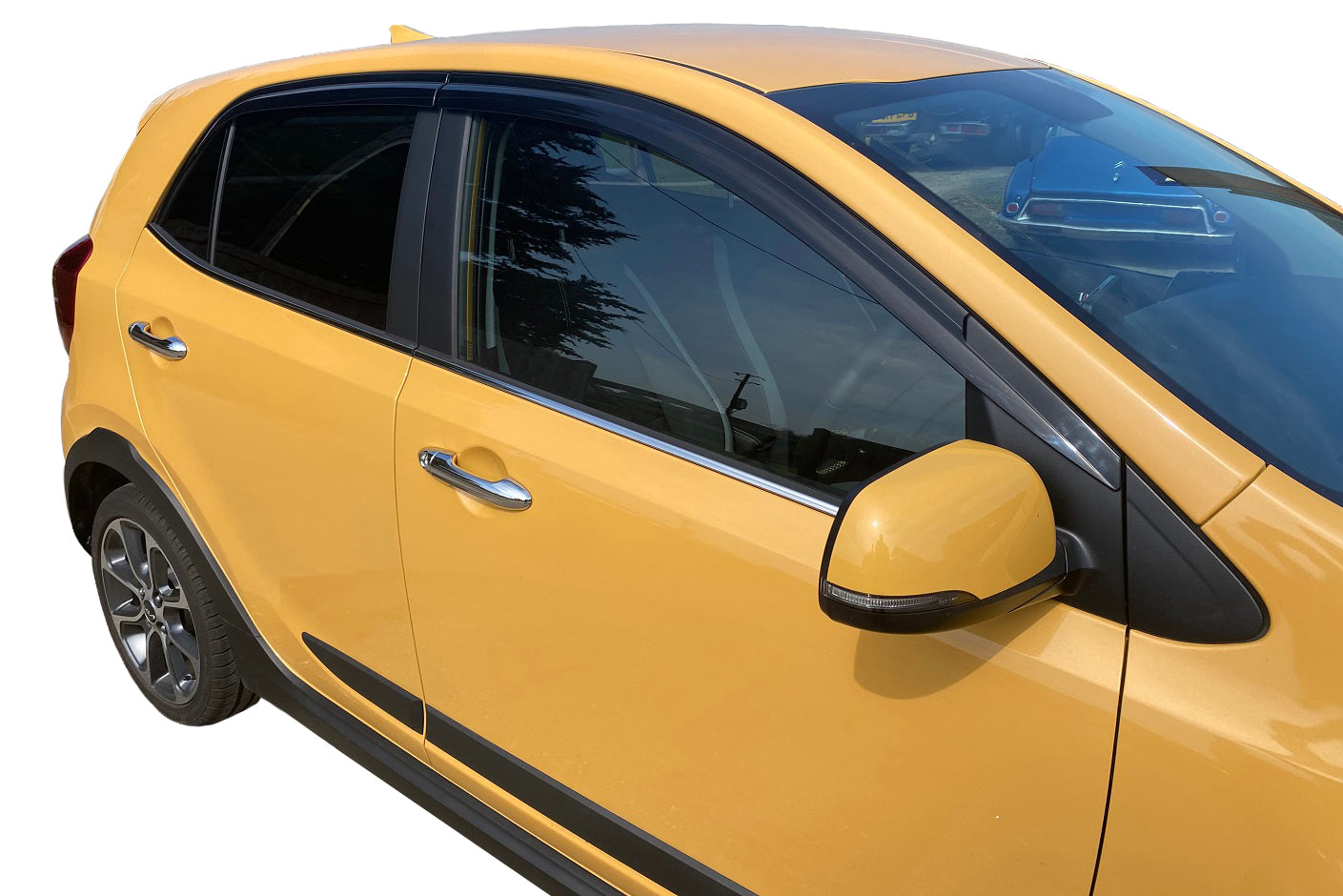 Auto Clover Wind Deflectors Set for Kia Picanto 2017+ 5 door (4 pieces)