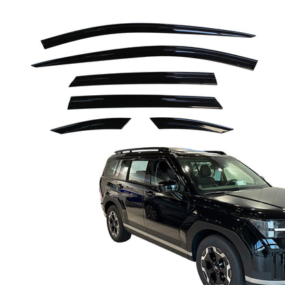 Auto Clover Wind Deflectors Set for Hyundai Santa Fe 2024+ (6 pieces)