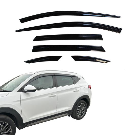 Auto Clover Wind Deflectors Set for Hyundai Tucson 2015 - 2020 (6 pieces)