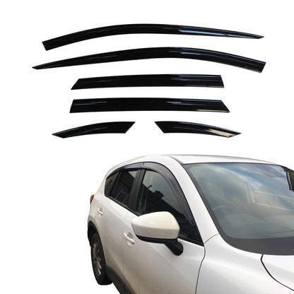 Auto Clover Wind Deflectors Set for Mazda CX-5 2011 - 2017 (6 pieces)