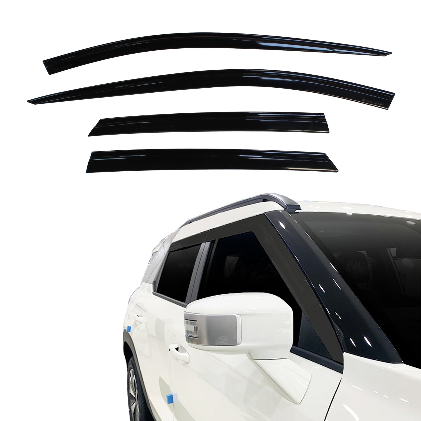 Auto Clover Wind Deflectors Set for Ssangyong KGM Torres 2024+ (4 pieces)