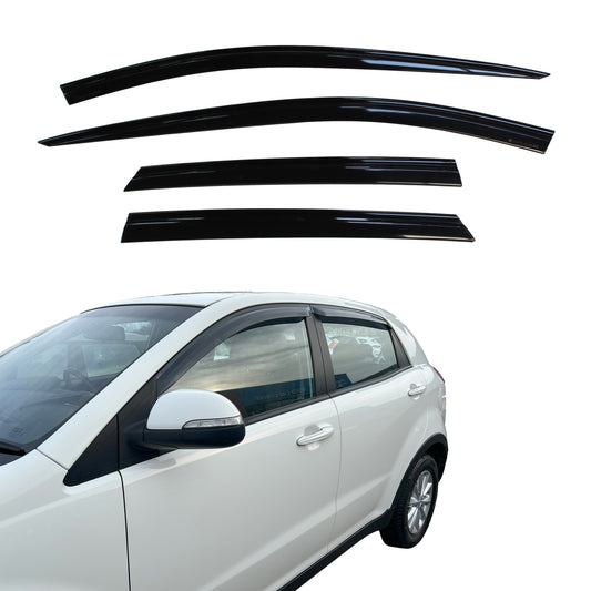 Auto Clover Wind Deflectors Set for Ssangyong Korando C 2011 - 2019 (4 pieces)