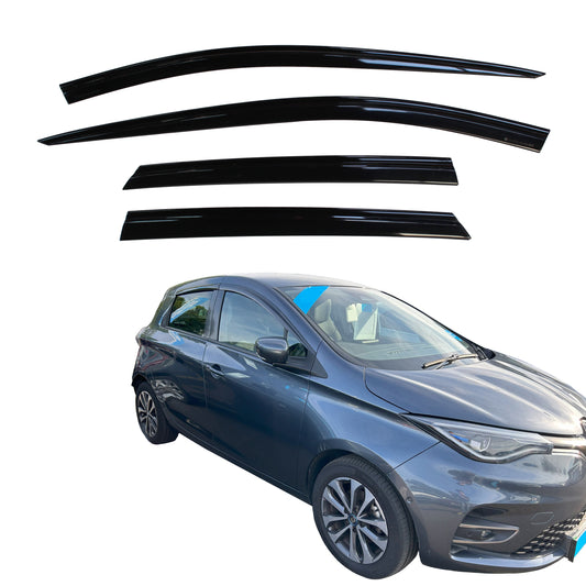 Auto Clover Wind Deflectors Set for Renault Zoe 2012+ (4 pieces)