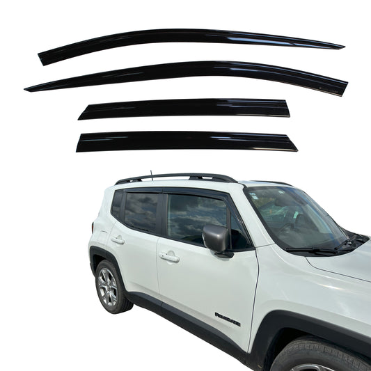 Auto Clover Wind Deflectors Set for Jeep Renegade 2014+ (4 pieces)