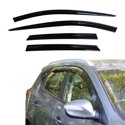 Auto Clover Wind Deflectors Set for Hyundai IX35 2010 - 2015 (4 pieces)