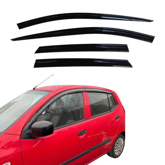 Auto Clover Wind Deflectors Set for Hyundai i10 2007 - 2013 (4 pieces)