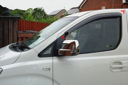 Auto Clover Wind Deflectors Set for Hyundai i800 / iLoad 2008+ (2 pieces)