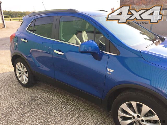 Auto Clover Chrome Door Handle Cover Trim for Vauxhall Opel Mokka 2012 - 2019