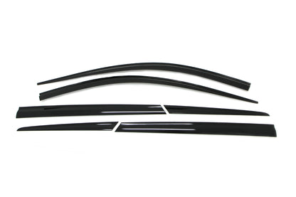 Auto Clover Wind Deflectors Set for Hyundai Santa Fe 2013 - 2018 (6 pieces)