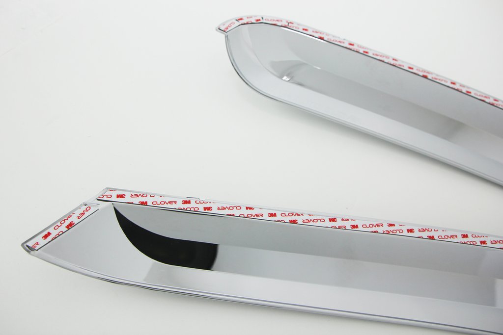 Auto Clover Chrome Wind Deflectors Set for Renault Trafic 2015+ MK3 (2 pcs)