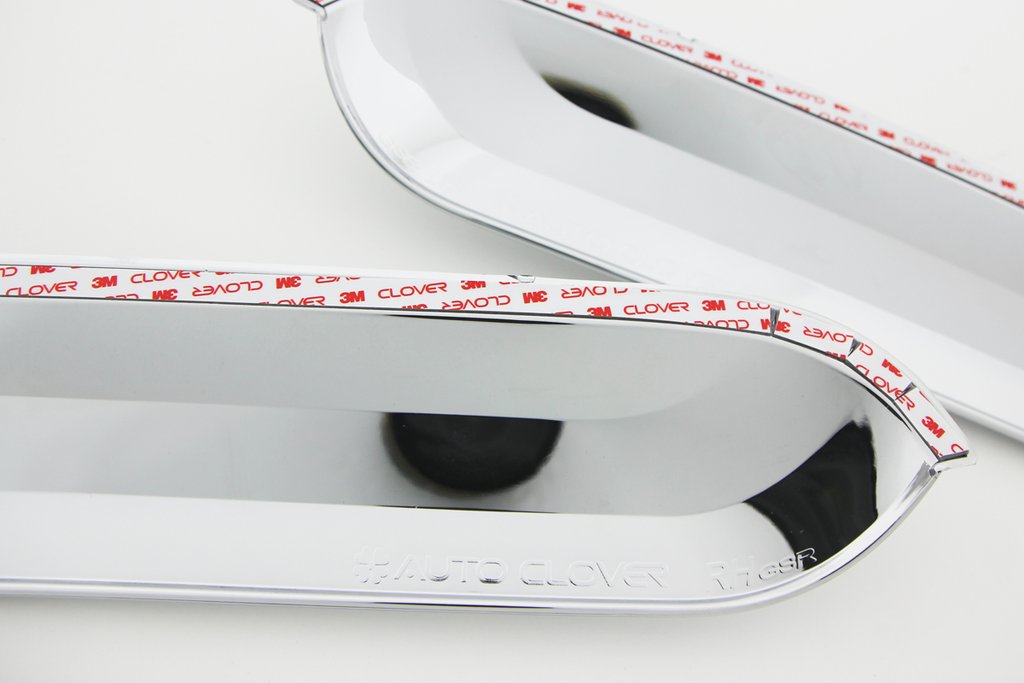 Auto Clover Chrome Wind Deflectors Set for Nissan NV300 / Primastar 2015+ 2 pcs
