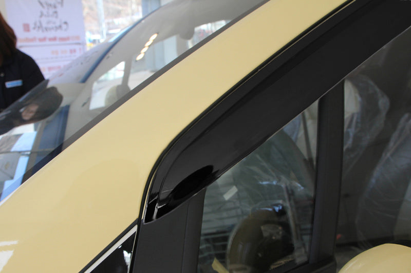 Auto Clover Wind Deflectors Set for Chevrolet Spark 2010 - 2015 (4 pieces)