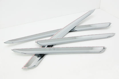 Auto Clover Chrome Wind Deflectors for Hyundai Santa Fe 2001 - 2006 (4 pieces)