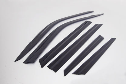 Auto Clover Wind Deflectors Set for Ssangyong KGM Korando 2019+ (6 pieces)