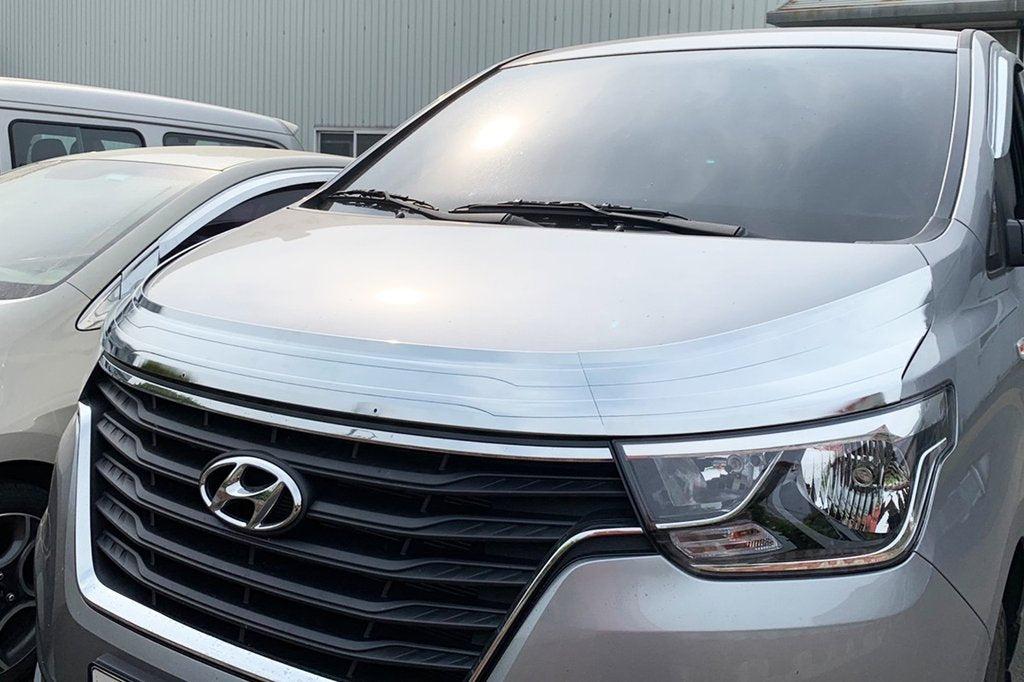 Auto Clover Chrome Bonnet Guard Protector for Hyundai i800 / iLoad 2018+