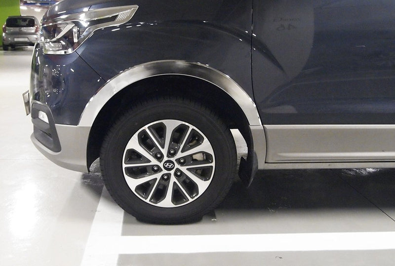 Auto Clover Chrome Wheel Arch Trim Set for Hyundai i800 / iLoad 2018+