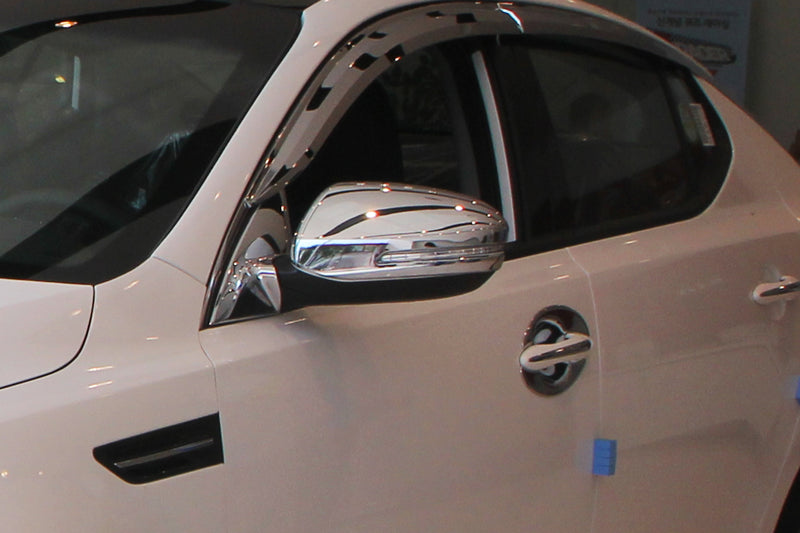 Auto Clover Chrome Wing Mirror Cover Trim for Kia Optima 2010 - 2015 LED TYPE