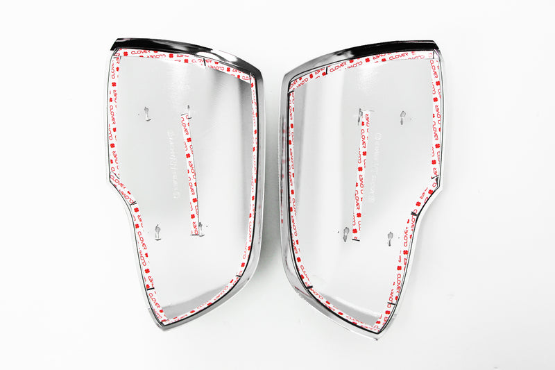 Auto Clover Chrome Wing Mirror Trim Set for Kia Picanto 2012 - 2016 LED TYPE