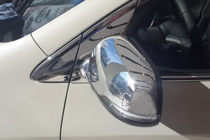 Auto Clover Chrome Wing Mirror Trim Set for Kia Picanto 2012 - 2016